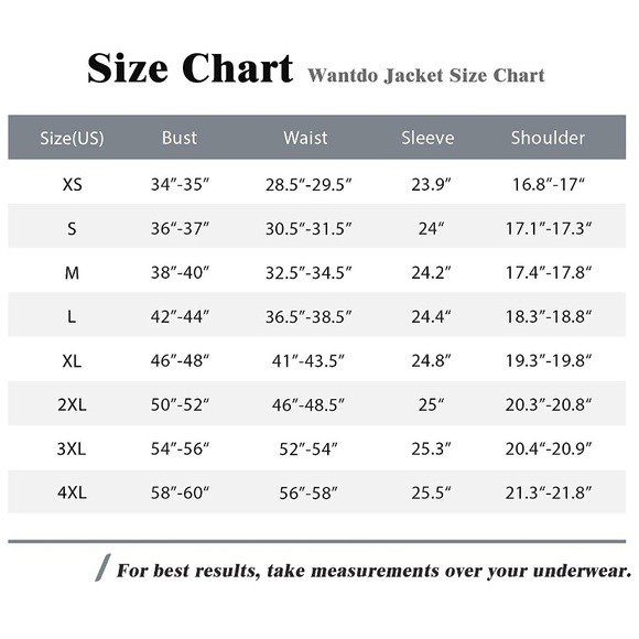 Wantdo puffer jacket winter coat warm wind proof - Picture 5 of 16